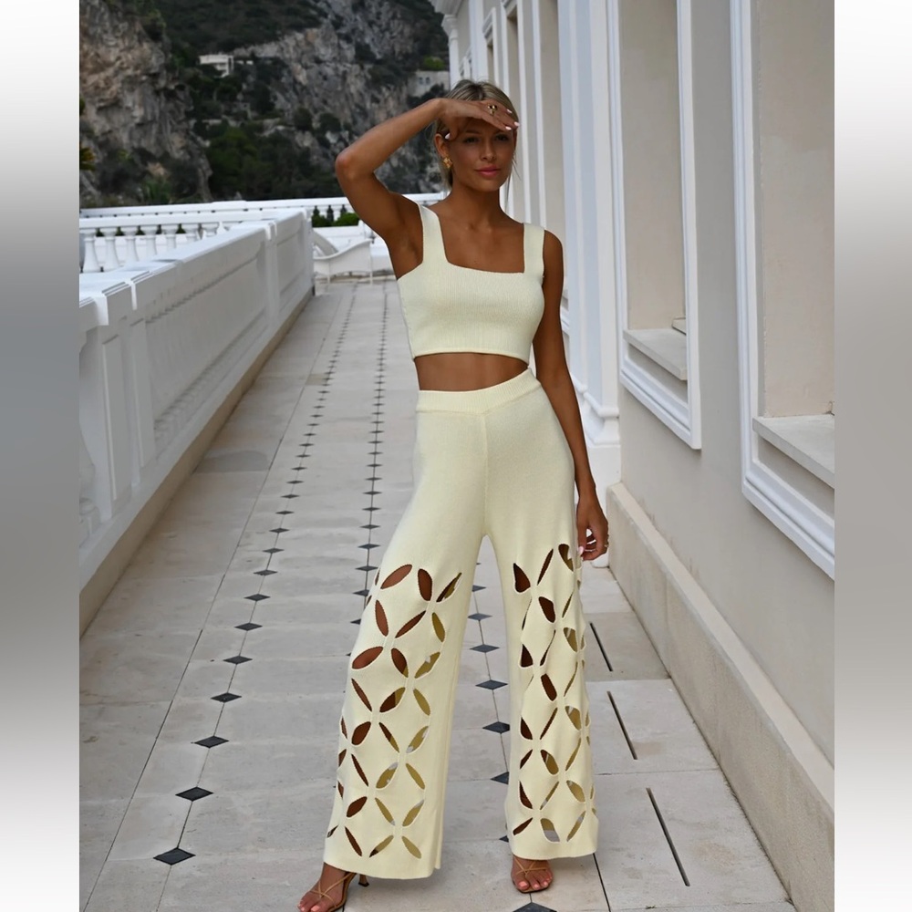 Yellow the label Taurus Knit Pant Set